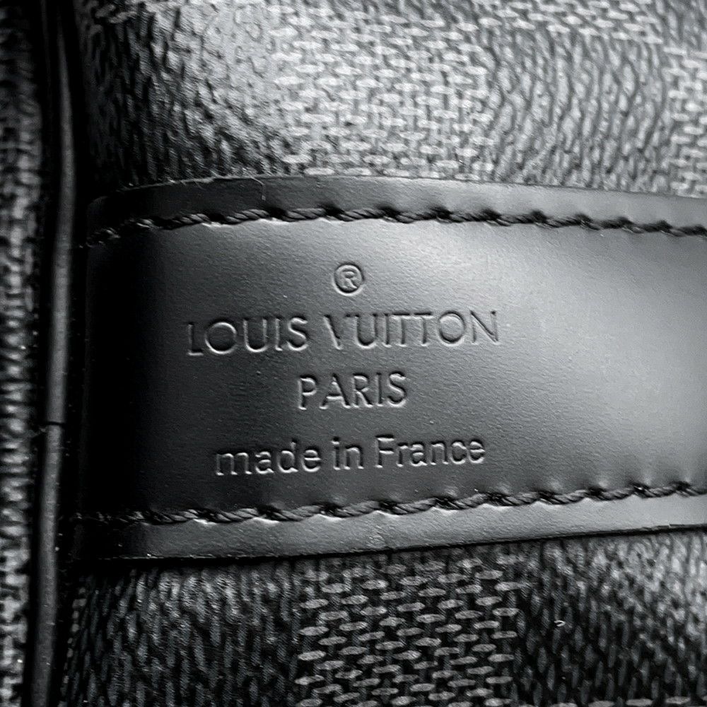 ルイヴィトン ボストンバッグ ダミエ・グラフィット キーポル バンドリエール45 N41418 トラベル 旅行バッグ 黒 ブラック