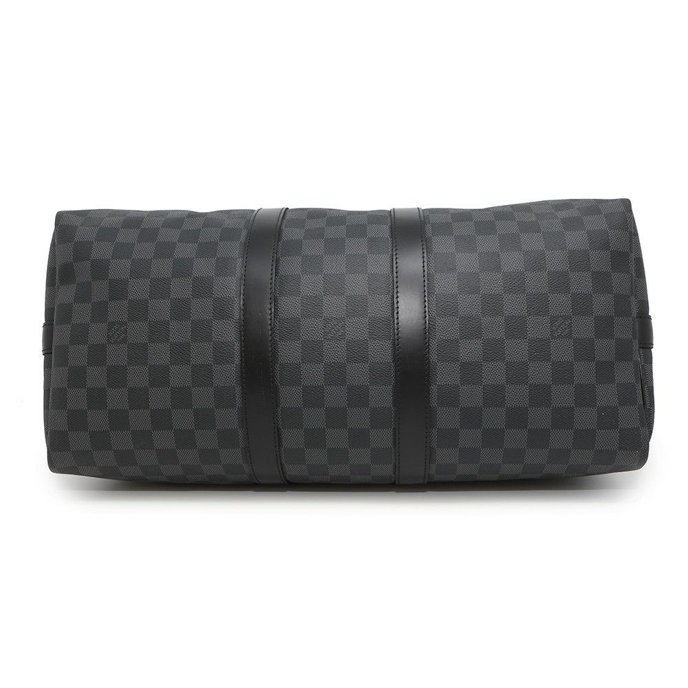 ルイヴィトン ボストンバッグ ダミエ グラフィット キーポル バンドリエール45 N41418 ヴィトン トラベルバッグ 黒 ブラック