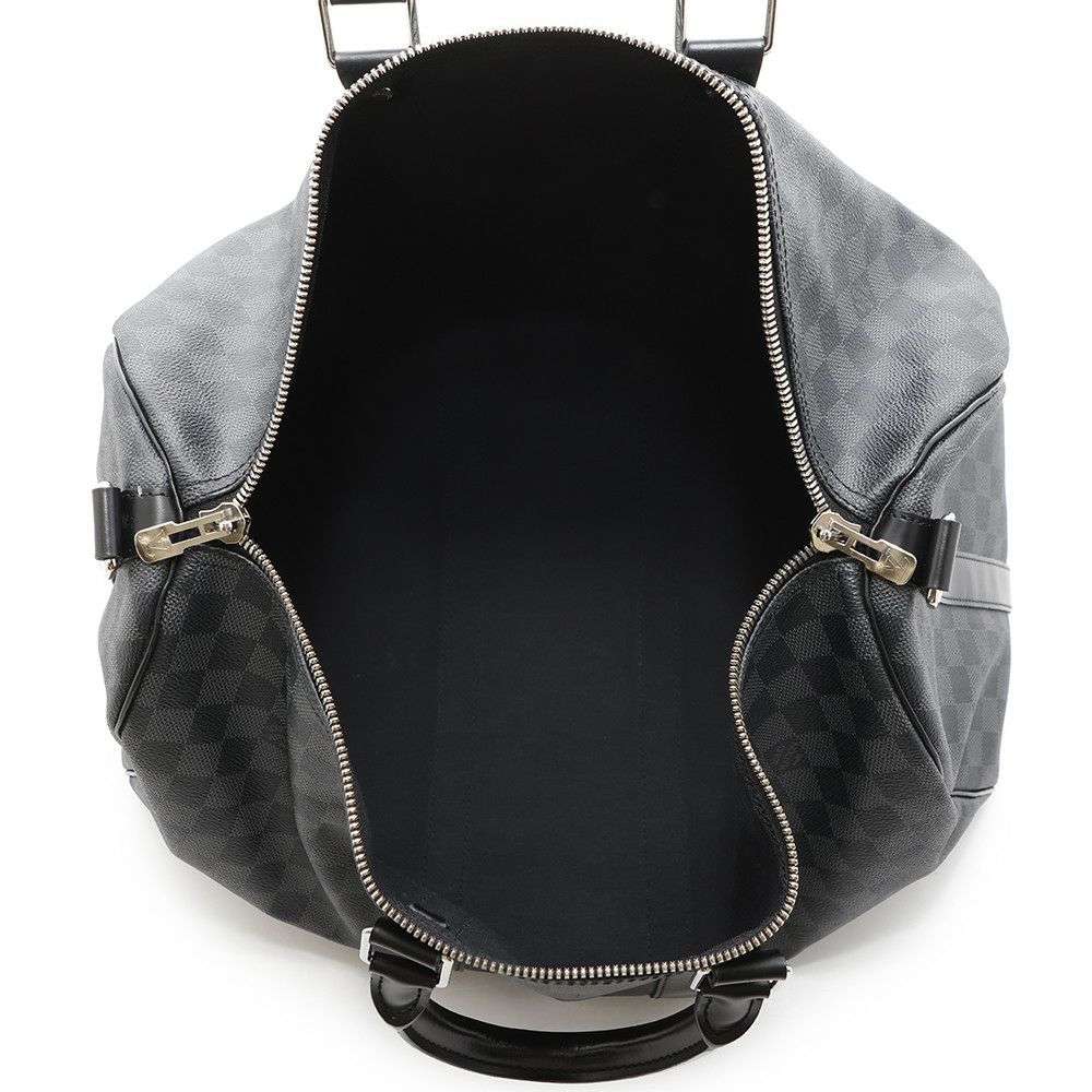 ルイヴィトン ボストンバッグ ダミエ グラフィット キーポル バンドリエール45 N41418 ヴィトン トラベルバッグ 黒 ブラック