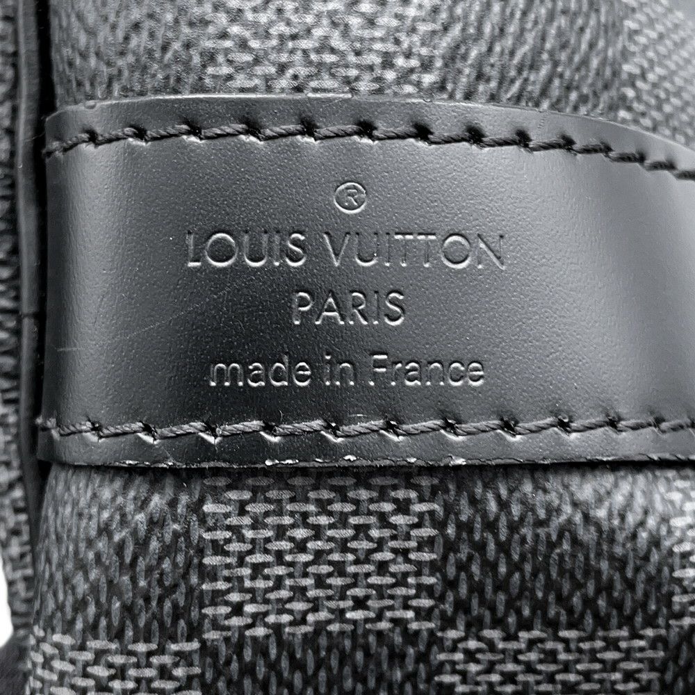 ルイヴィトン ボストンバッグ ダミエ グラフィット キーポル バンドリエール45 N41418 ヴィトン トラベルバッグ 黒 ブラック