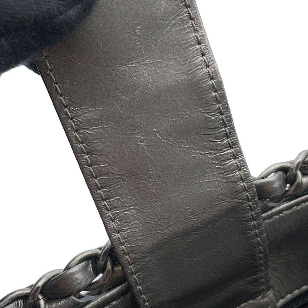 シャネル チェーントートバッグ チェーンミー ココマーク マトラッセ カーフレザー A50494 CHANEL バッグ