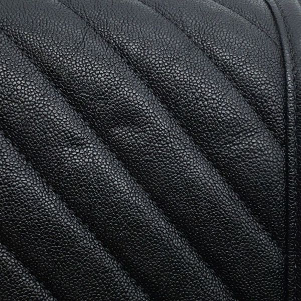 シャネル チェーンショルダーバッグ ボーイシャネル シェブロン Vステッチ ココマーク  A67086 CHANEL バッグ 黒