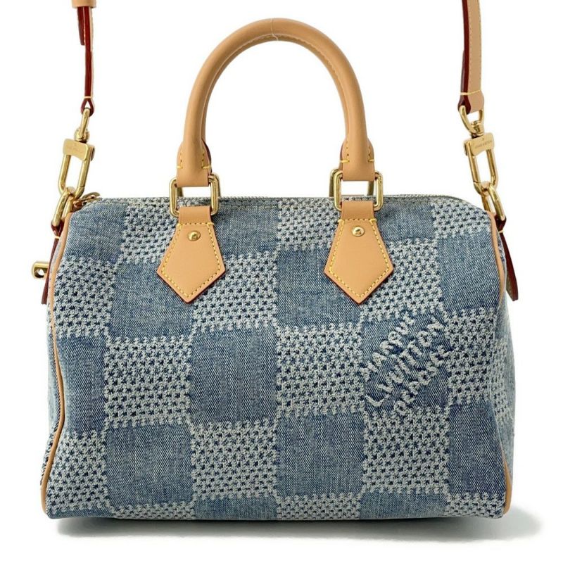 ルイヴィトン ハンドバッグ ダミエ・デニム スピーディ・バンドリエール25 N40700 LOUIS VUITTON 2wayバッグ ミニボストン