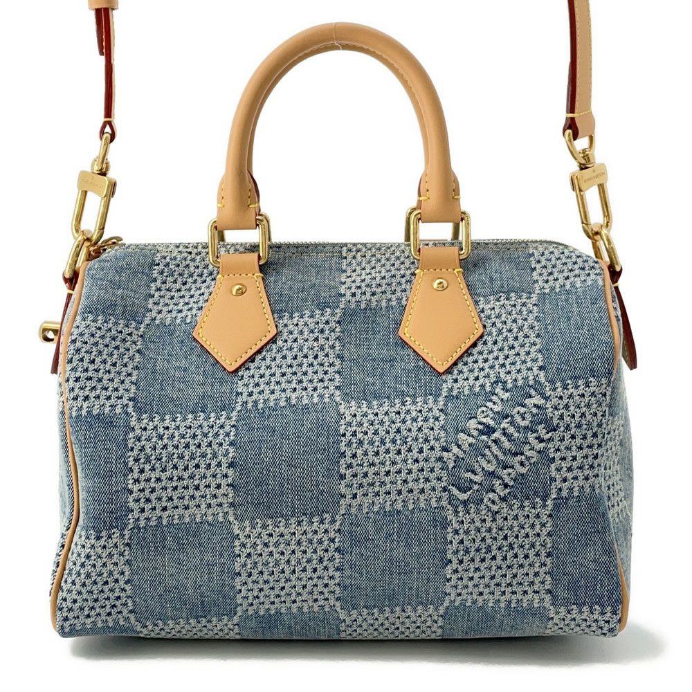 ルイヴィトン ハンドバッグ ダミエ・デニム スピーディ・バンドリエール25 N40700 LOUIS VUITTON 2wayバッグ ミニボストン
