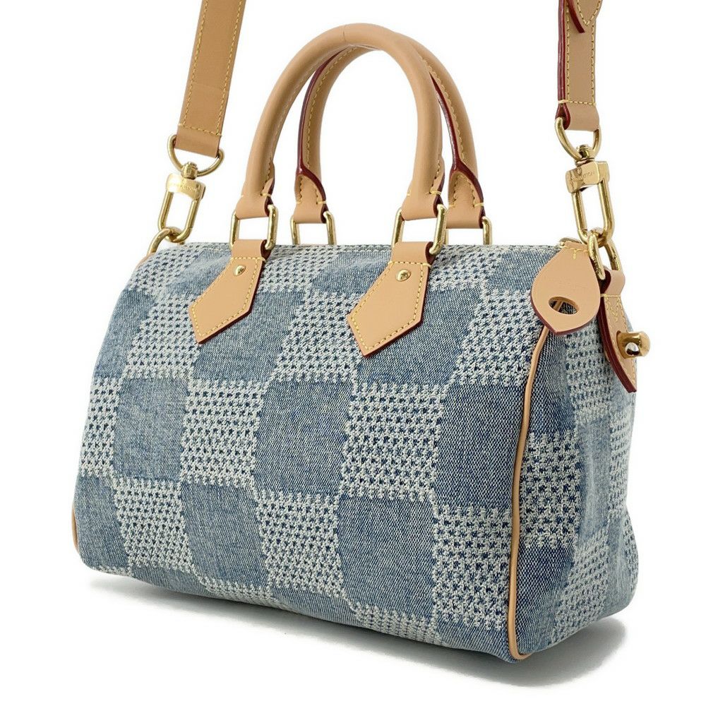 ルイヴィトン ハンドバッグ ダミエ・デニム スピーディ・バンドリエール25 N40700 LOUIS VUITTON 2wayバッグ ミニボストン
