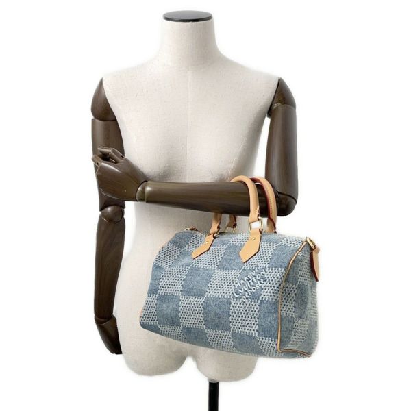 ルイヴィトン ハンドバッグ ダミエ・デニム スピーディ・バンドリエール25 N40700 LOUIS VUITTON 2wayバッグ ミニボストン