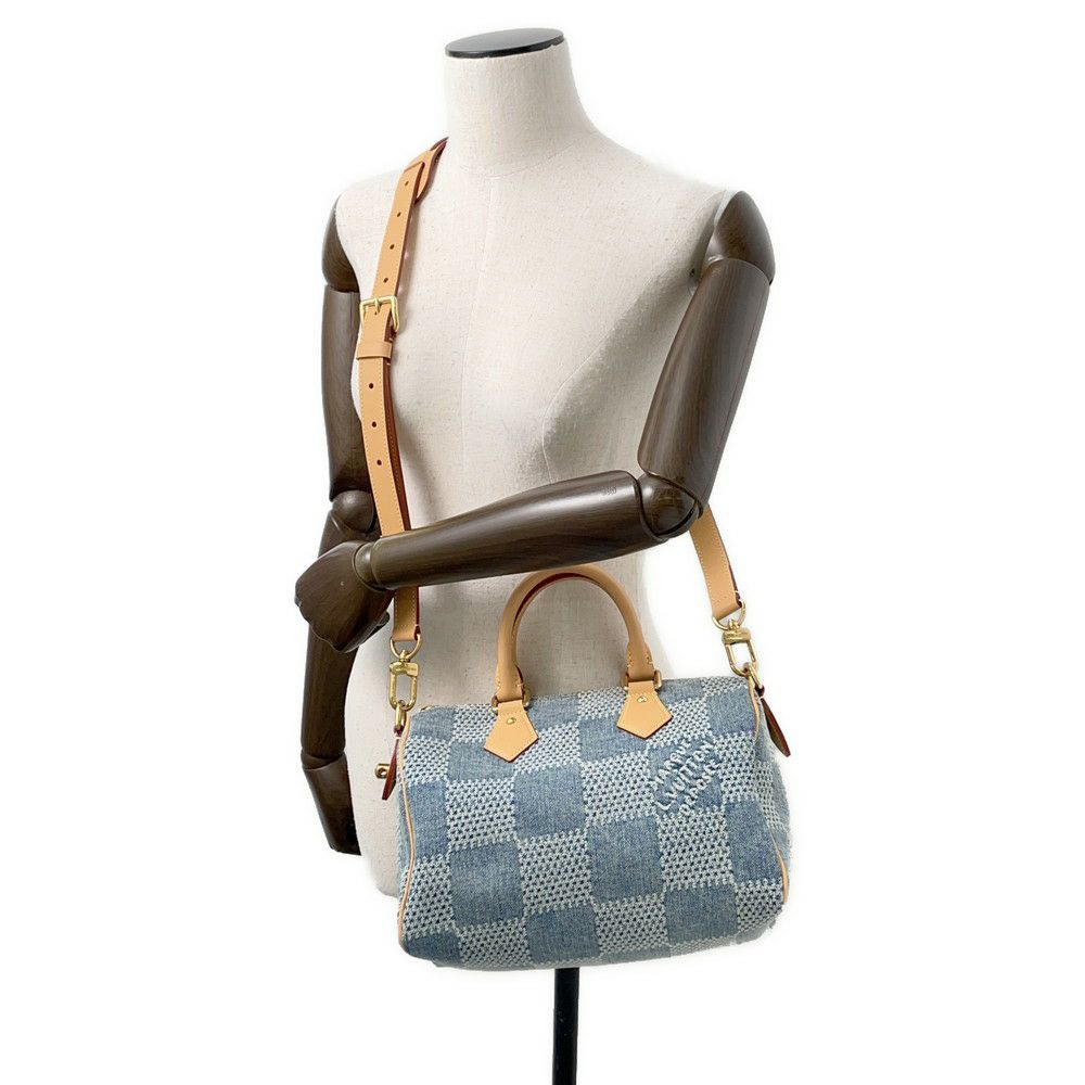 ルイヴィトン ハンドバッグ ダミエ・デニム スピーディ・バンドリエール25 N40700 LOUIS VUITTON 2wayバッグ ミニボストン