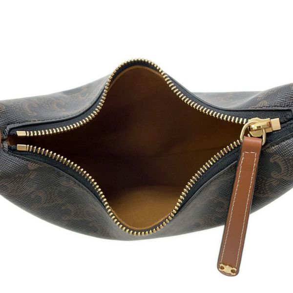 セリーヌ ハンドバッグ トリオンフ ティーン ルル PVC カーフレザー 120722FQM.04LU CELINE 2way ブラウン