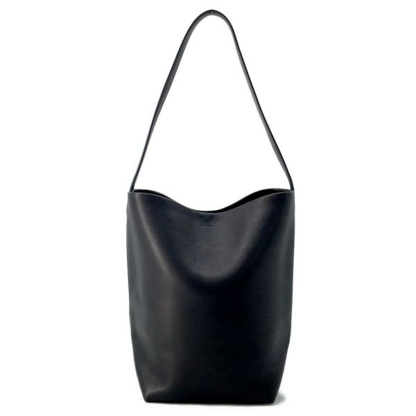 ザ ロウ トートバッグ N/S パーク トート ミディアム レザー W1313 L72 THE ROW ショルダーバッグ 黒