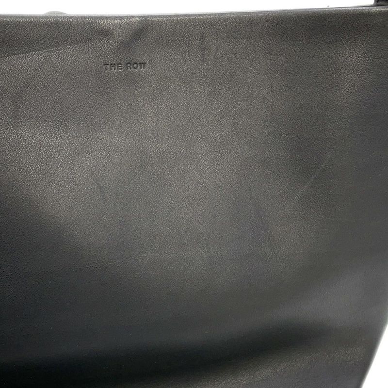 ザ ロウ トートバッグ N/S パーク トート ミディアム レザー W1313 L72 THE ROW ショルダーバッグ 黒