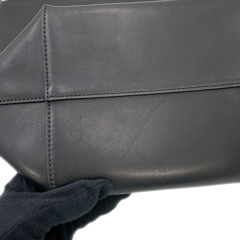 ザ ロウ トートバッグ N/S パーク トート ミディアム レザー W1313 L72 THE ROW ショルダーバッグ 黒