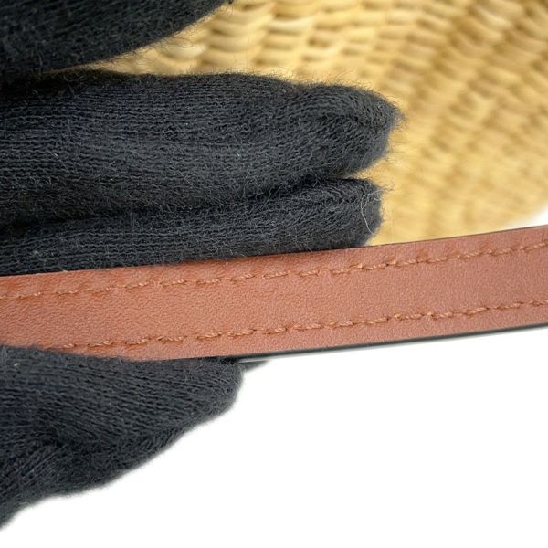 ロエベ ショルダーバッグ アナグラム シェル バスケットバッグ スモール エレファントグラス A223096X02 かごバッグ セール品