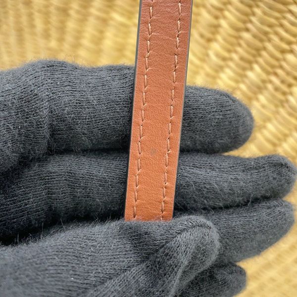 ロエベ ショルダーバッグ アナグラム シェル バスケットバッグ スモール エレファントグラス A223096X02 かごバッグ セール品