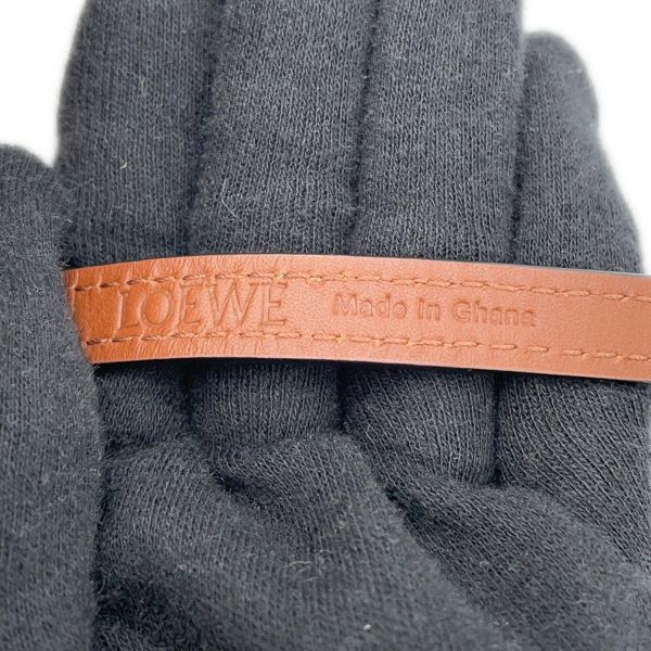 ロエベ ショルダーバッグ アナグラム シェル バスケットバッグ スモール エレファントグラス A223096X02 かごバッグ セール品