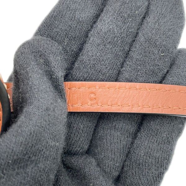 ロエベ ショルダーバッグ アナグラム シェル バスケットバッグ スモール エレファントグラス A223096X02 かごバッグ セール品