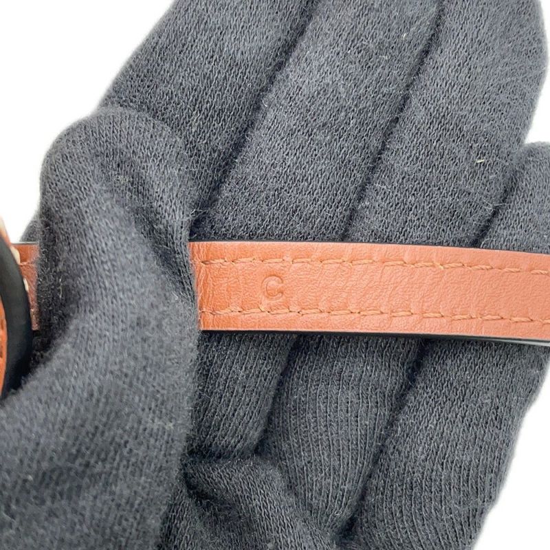 ロエベ ショルダーバッグ アナグラム シェル バスケットバッグ スモール エレファントグラス A223096X02 かごバッグ セール品