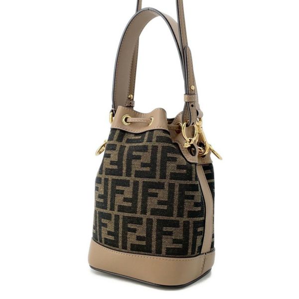 フェンディ ハンドバッグ モントレゾール ミニ キャンバス レザー 8BS093 FENDI 2way
