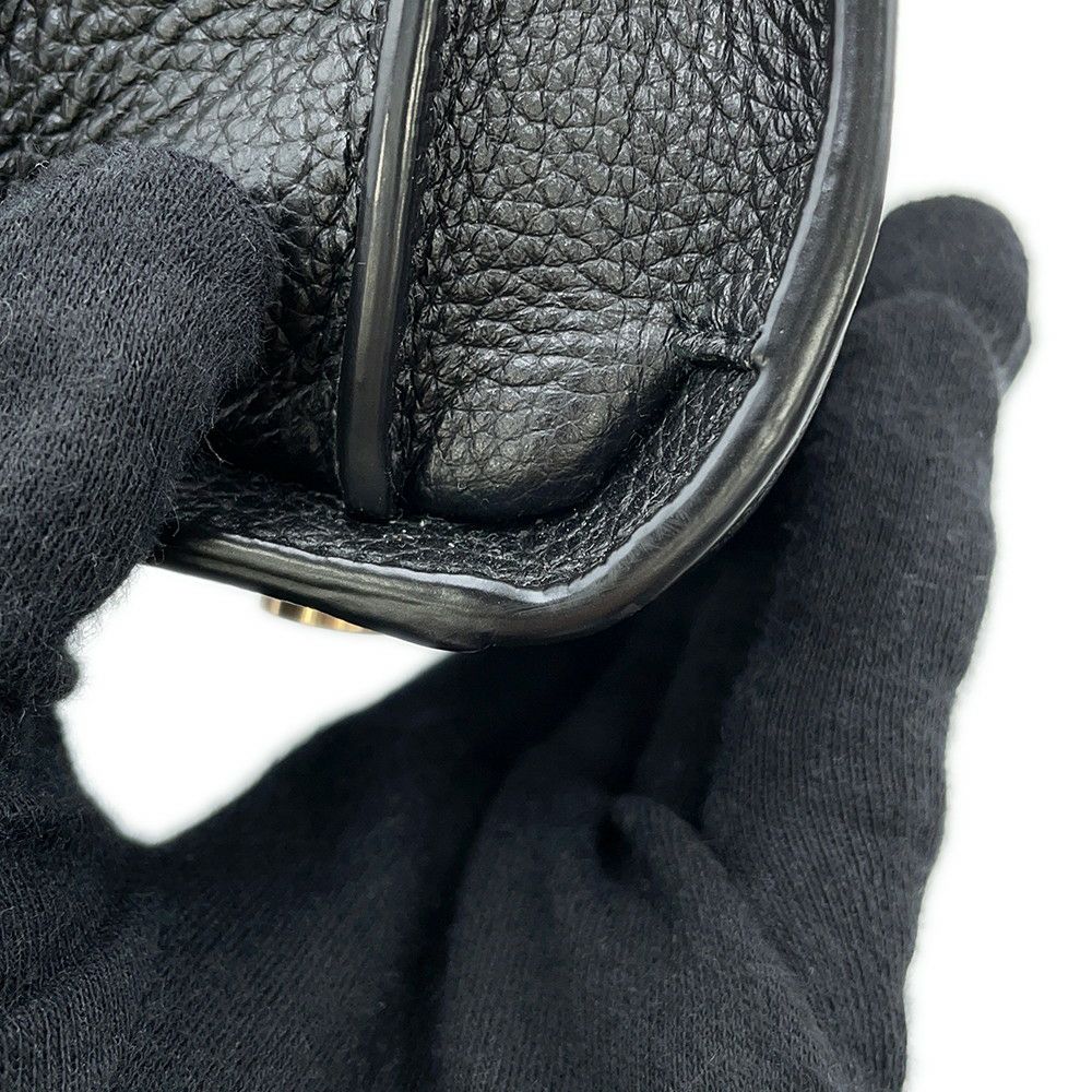 サンローランパリ ハンドバッグ サックドジュール ベイビー レザー 717448 SAINT LAURENT PARIS 2way 黒