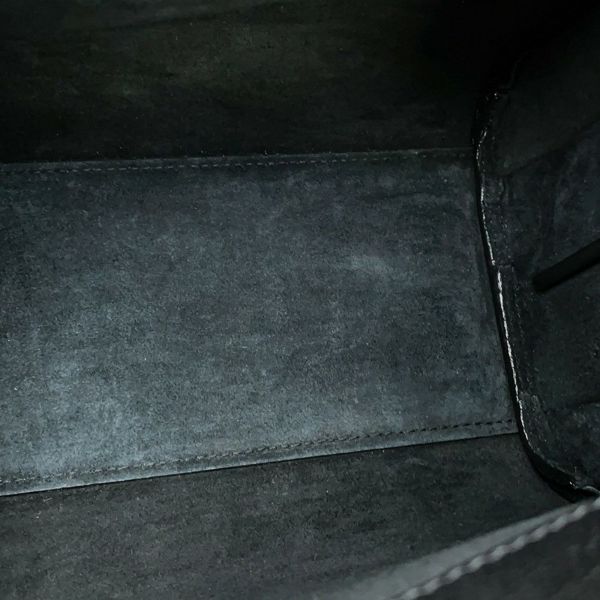 サンローランパリ ハンドバッグ サックドジュール ベイビー レザー 717448 SAINT LAURENT PARIS 2way 黒