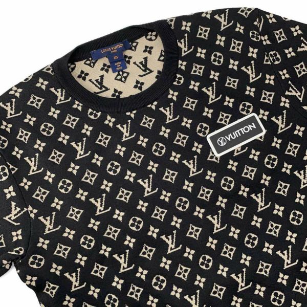 ルイヴィトン ニット Tシャツ モノグラム レディースサイズXS 1A93HY LOUIS VUITTON トップス