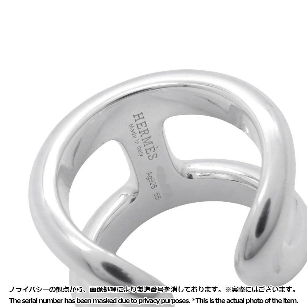 エルメス リング オスモズGM Osmose SV925シルバー リングサイズ55 HERMES ジュエリー 指輪