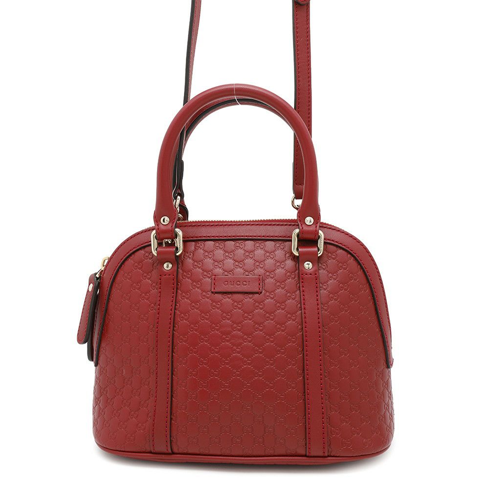 グッチ ハンドバッグ マイクログッチシマ 449654 GUCCI 2WAYショルダーバッグ GG柄 ピンク アウトレット品