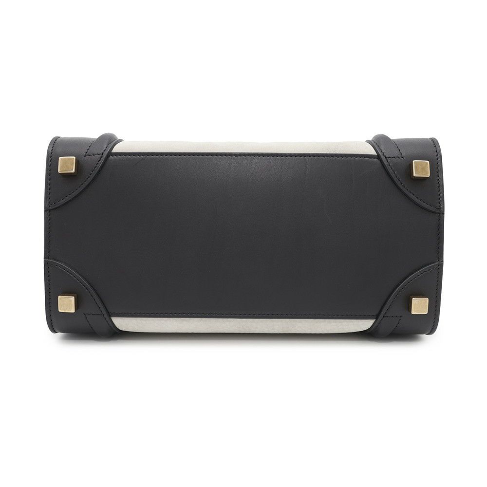 セリーヌ ハンドバッグ ラゲージ マイクロショッパー レザー CELINE バッグ 黒