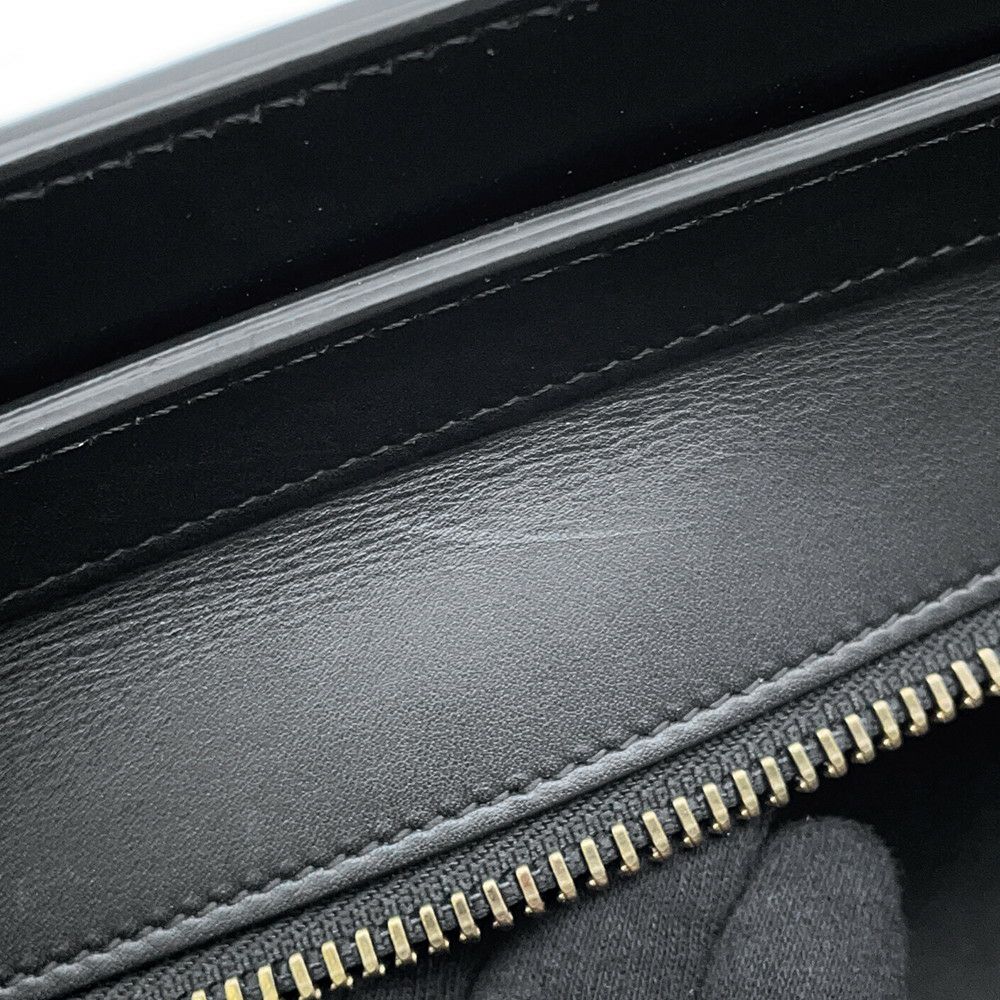 セリーヌ ハンドバッグ ラゲージ マイクロショッパー レザー CELINE バッグ 黒