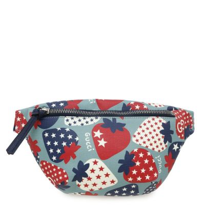 美品 グッチ×ノースフェイス ボディバッグ マルチカラー ナイロン グッチ×ノースフェイス ナイロン×レザー ボディバッグ マルチ