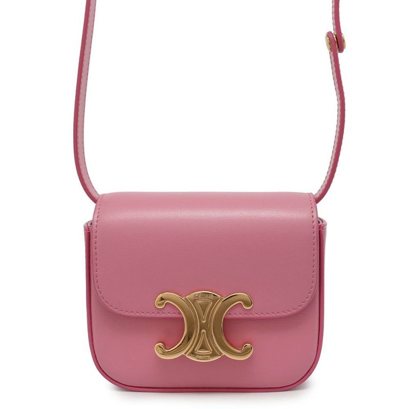 セリーヌ ショルダーバッグ ミニ クロード トリオンフ 10I513DPV CELINE ミニバッグ