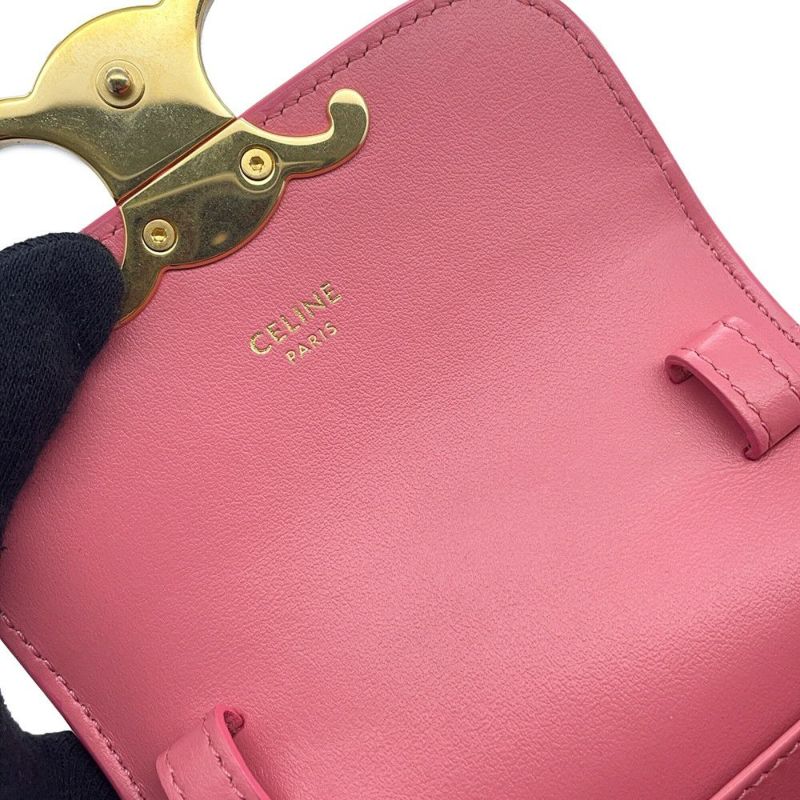 セリーヌ ショルダーバッグ ミニ クロード トリオンフ 10I513DPV CELINE ミニバッグ