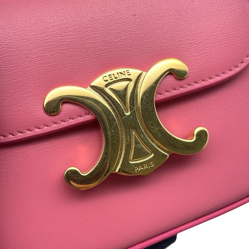 セリーヌ ショルダーバッグ ミニ クロード トリオンフ 10I513DPV CELINE ミニバッグ
