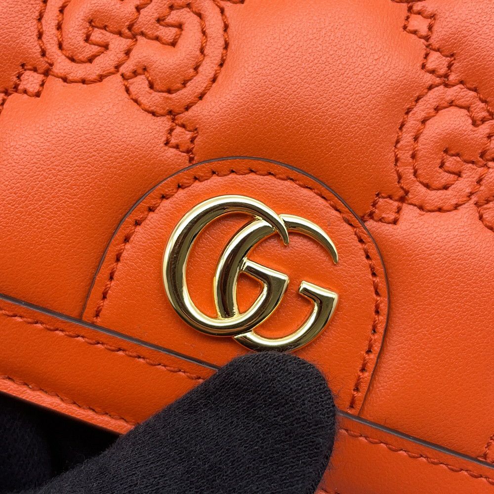 グッチ チェーンウォレット GGマトラッセ レザー 723787 GUCCI