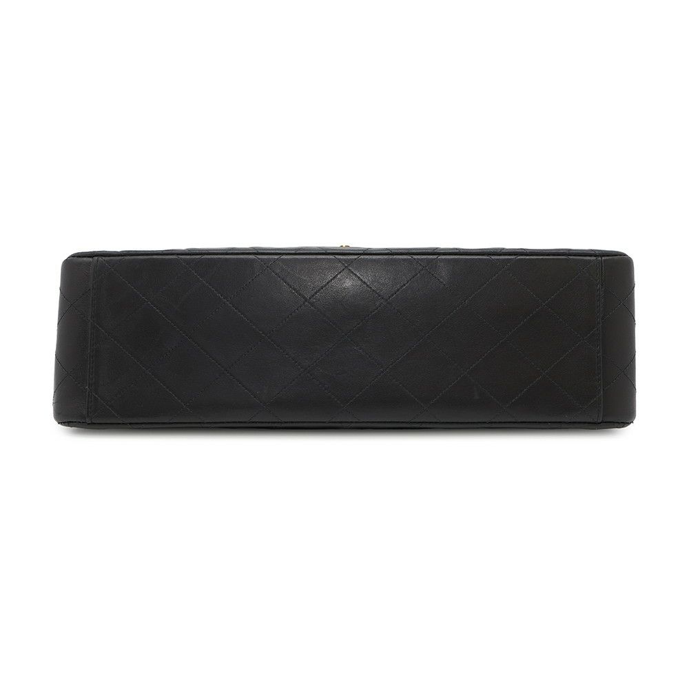 シャネル チェーンショルダーバッグ デカマトラッセ34 ココマーク ラムスキン A01094 CHANEL 黒