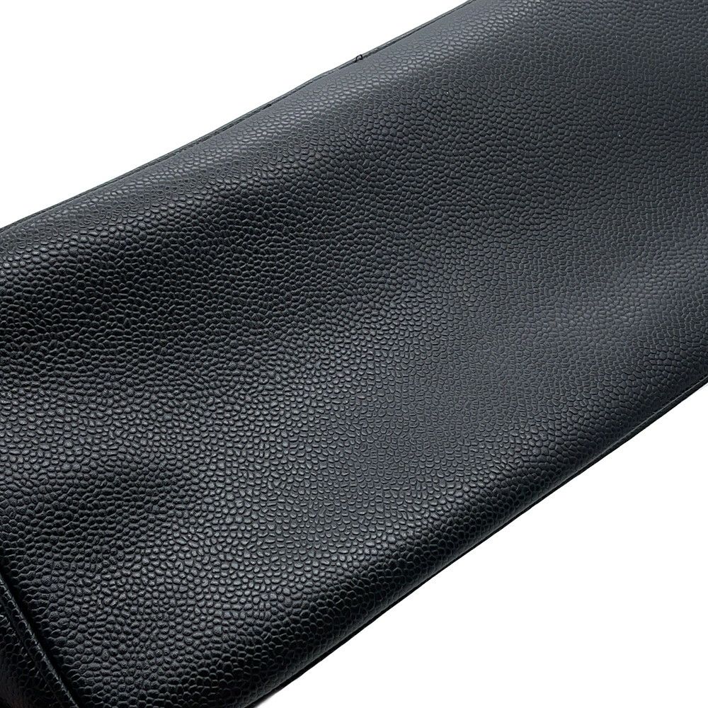 シャネル トートバッグ 復刻トート マトラッセ ココマーク キャビアスキン A01804 CHANEL 黒