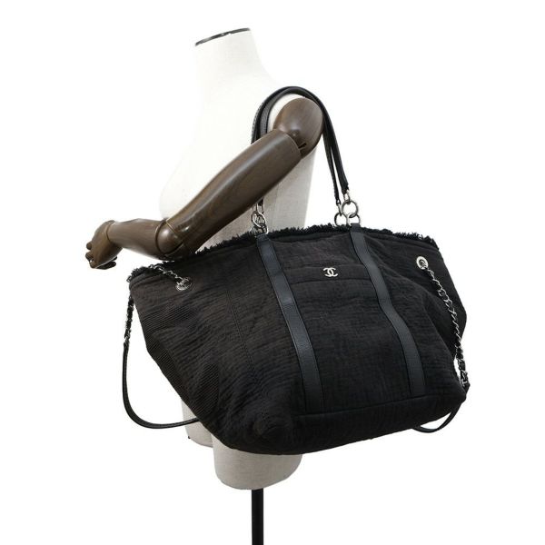 2点のみ❤ CHANEL❤ 非売品 チェーン2way トートバッグ ブラック CHANEL】シャネル『2WAYチェーントート スモール ショッピング
