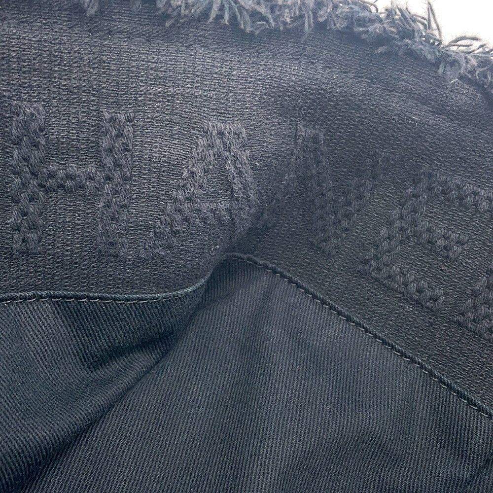 シャネル チェーントートバッグ ココマーク コットン A57168 CHANEL 2way 黒