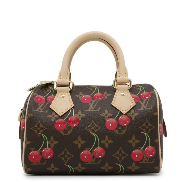 ルイヴィトン ハンドバッグ モノグラム・チェリー LV × TM スピーディ・バンドリエール M13094 草間彌生