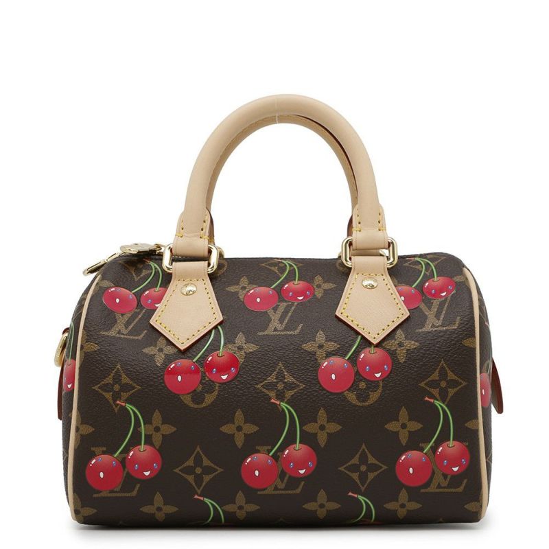 ルイヴィトン ハンドバッグ モノグラム・チェリー LV × TM スピーディ・バンドリエール M13094 草間彌生