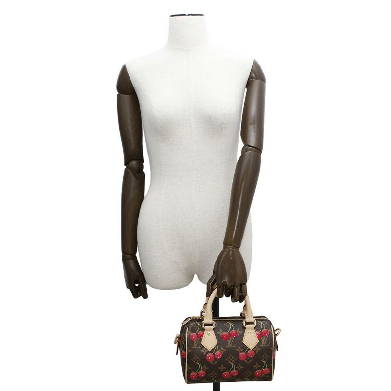 ルイヴィトン ハンドバッグ モノグラム・チェリー LV × TM スピーディ・バンドリエール M13094 草間彌生