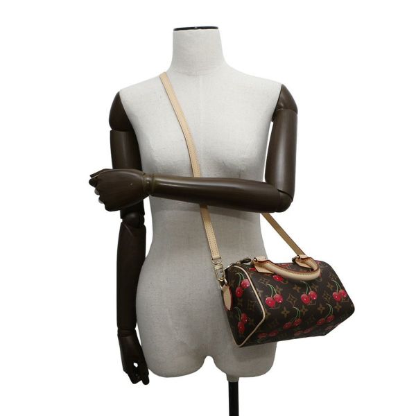 ルイヴィトン ハンドバッグ モノグラム・チェリー LV × TM スピーディ・バンドリエール M13094 草間彌生