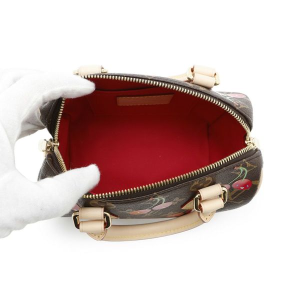 ルイヴィトン ハンドバッグ モノグラム・チェリー LV × TM スピーディ・バンドリエール M13094 草間彌生