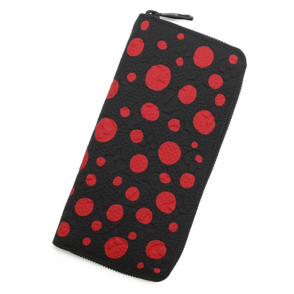 ルイヴィトン モノグラム・アンプラント インフィニティ ドット LV × YK ジッピーウォレット・ヴェルティカル M81904 草間彌生
