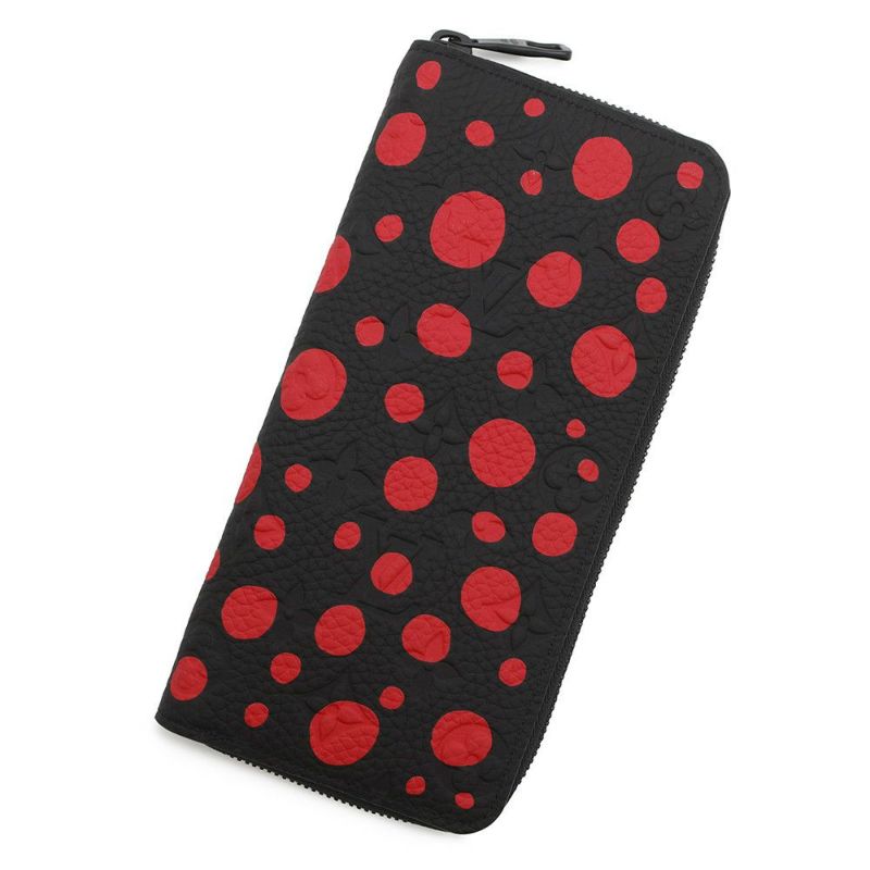 ルイヴィトン モノグラム・アンプラント インフィニティ ドット LV × YK ジッピーウォレット・ヴェルティカル M81904 草間彌生