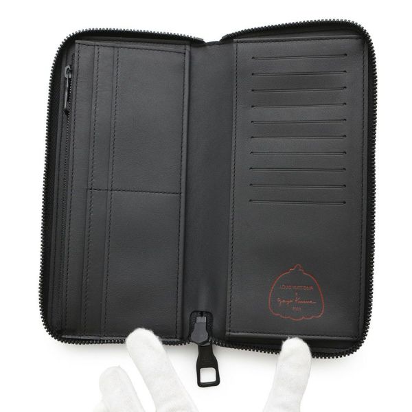 ルイヴィトン モノグラム・アンプラント インフィニティ ドット LV × YK ジッピーウォレット・ヴェルティカル M81904 草間彌生