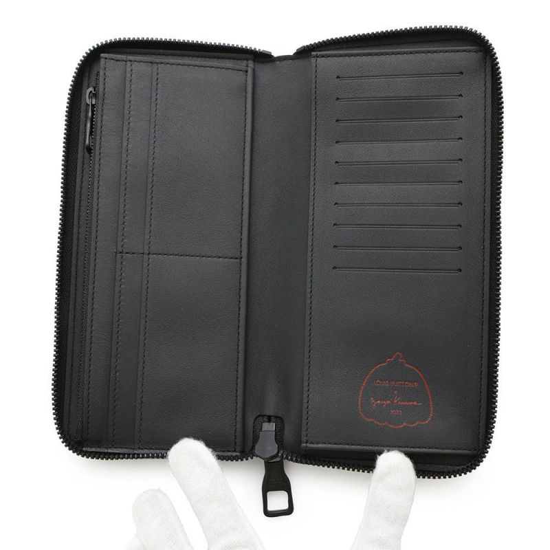 ルイヴィトン モノグラム・アンプラント インフィニティ ドット LV × YK ジッピーウォレット・ヴェルティカル M81904 草間彌生