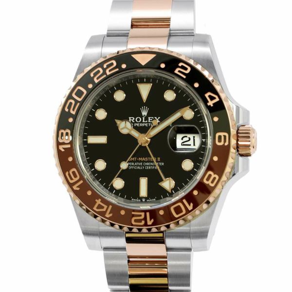 ロレックス GMTマスター2 126711CHNR ROLEX 腕時計 黒文字盤