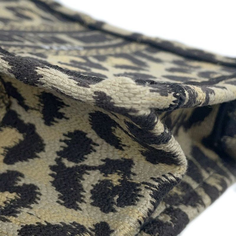 クリスチャン・ディオール ハンドバッグ ブックトートミニ レオパード S5555CRHM Christian Dior 2wayショルダー ヒョウ柄