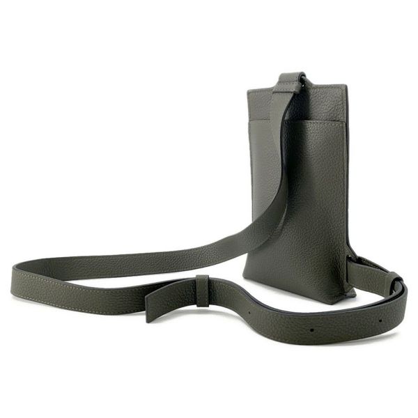 ロエベ ボディバッグ アナグラム バーティカル Tポケット レザー C500P02X02 LOEWE バッグ