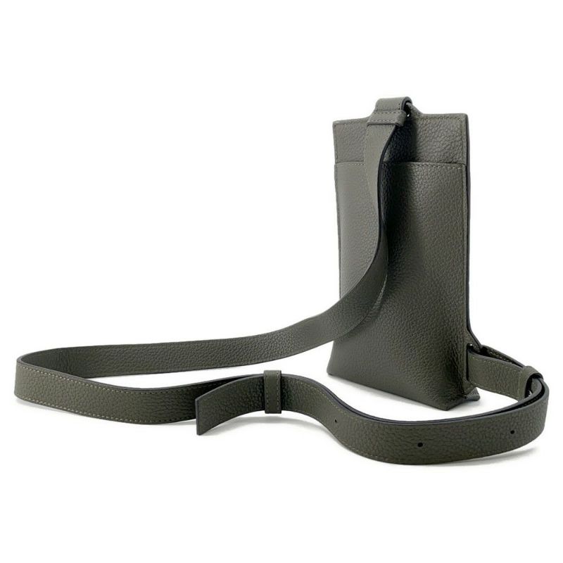 ロエベ ボディバッグ アナグラム バーティカル Tポケット レザー C500P02X02 LOEWE バッグ